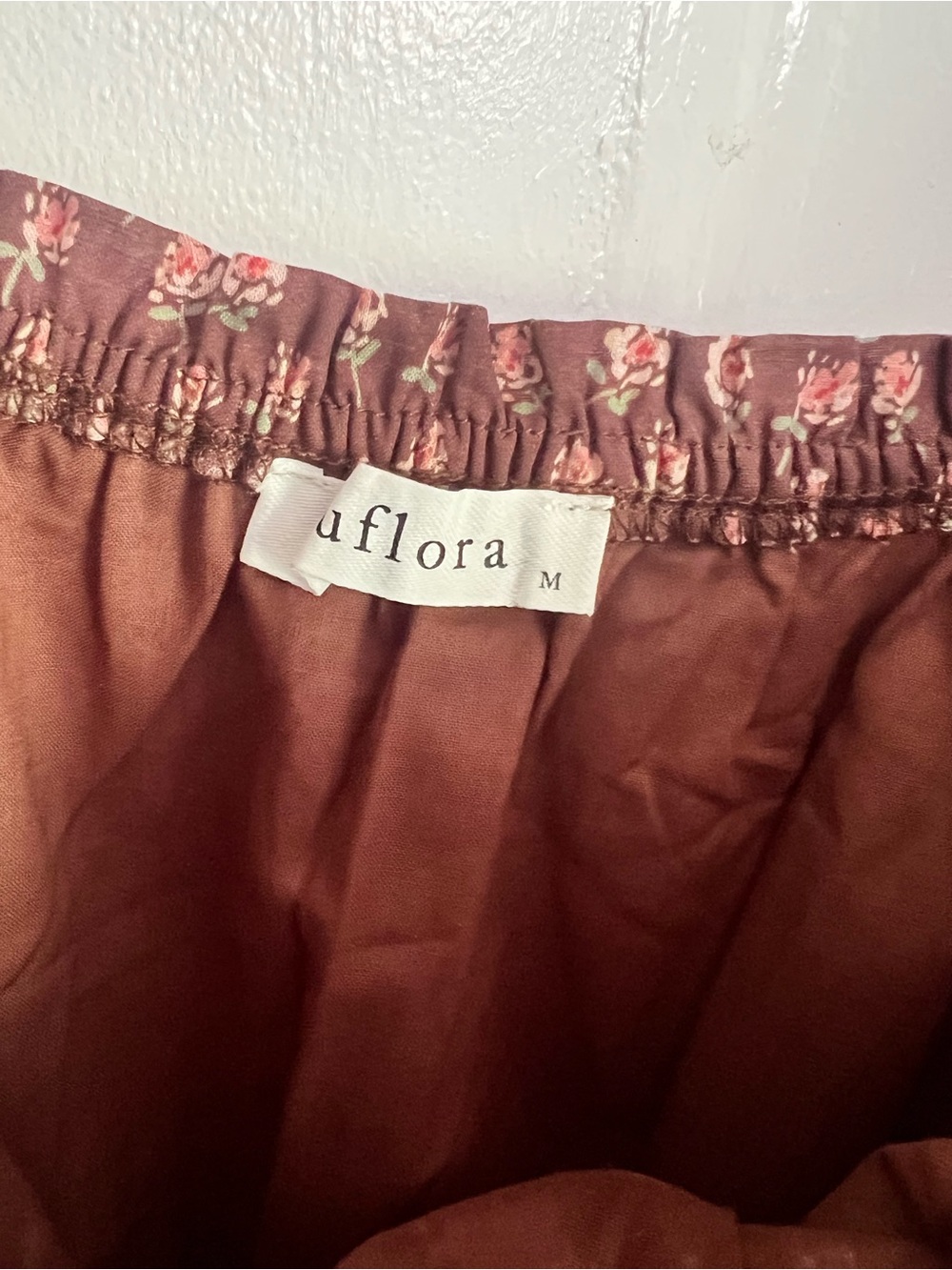 Neuflora New Orleans brown floral midi dress - Picture 3 of 4
